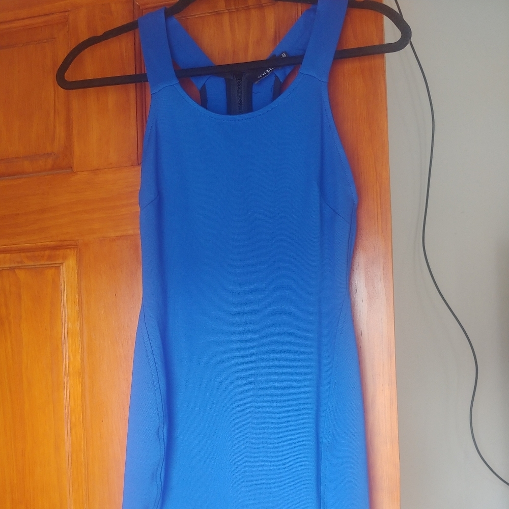 Wilfred free blue mini dress